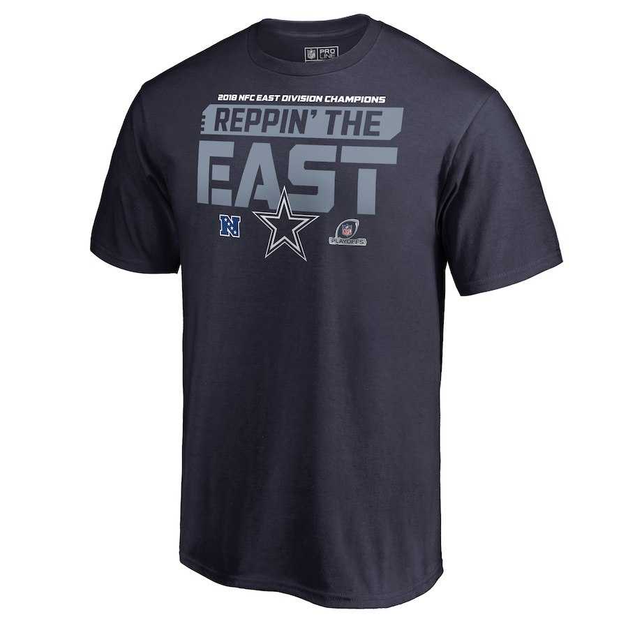 Men's Cowboys Navy 2018 NFL Playoffs Reppin' The East T-Shirt,We sell and wholesale Men's Cowboys Navy 2018 NFL Playoffs Reppin' The East T-Shirt on line form chian!